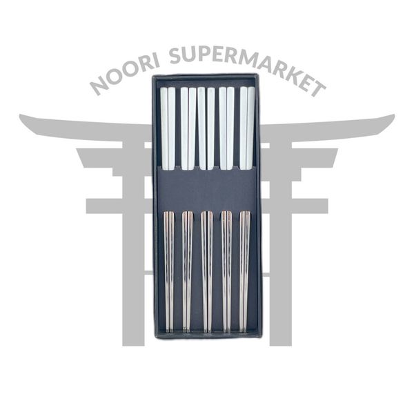 چاپستیک استیل سفید استیل جفتی