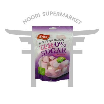 مارشمالو بدون شکر ارکو با استویا – Erko Zero Sugar Pink & White Mallow