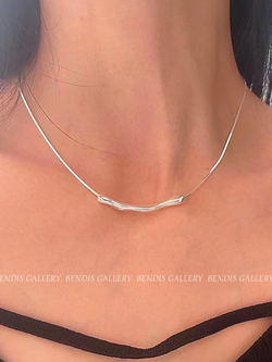 گردنبند فشن طرح استخونی