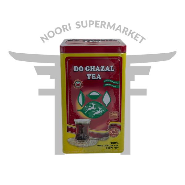 چای سیاه سیلان دو غزال قرمز فلزی 450 گرم Do Ghazal Pure Ceylon Tea