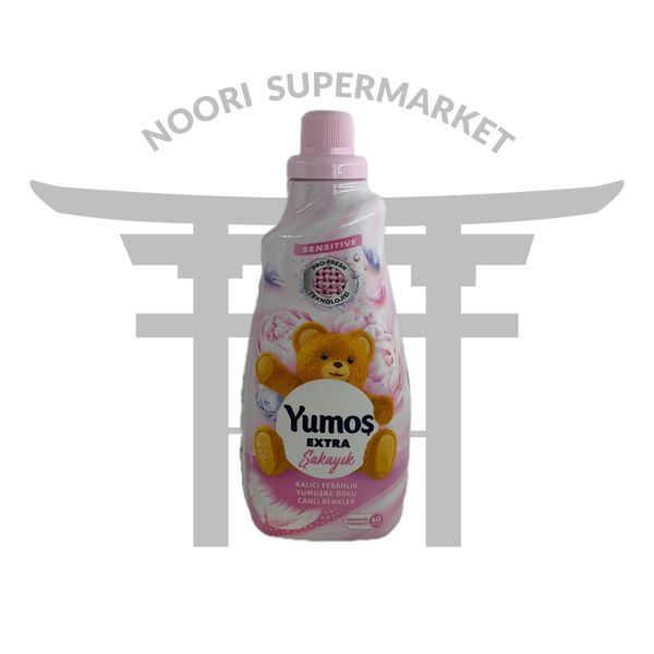 نرم‌کننده لباس یوموش اکسترا سنسیتیو با رایحه گل60 بار مصرف — Yumoş Extra Şakayık Sensitive