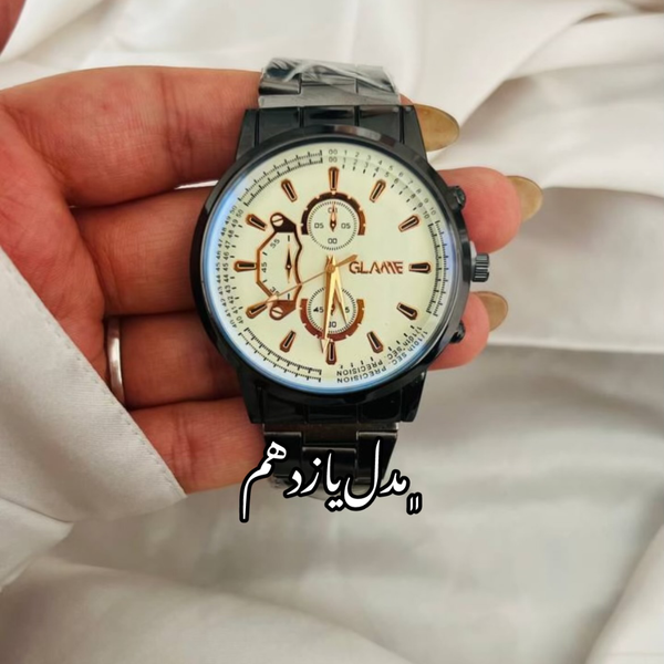 ساعت مردانه GLAME بند فلزی