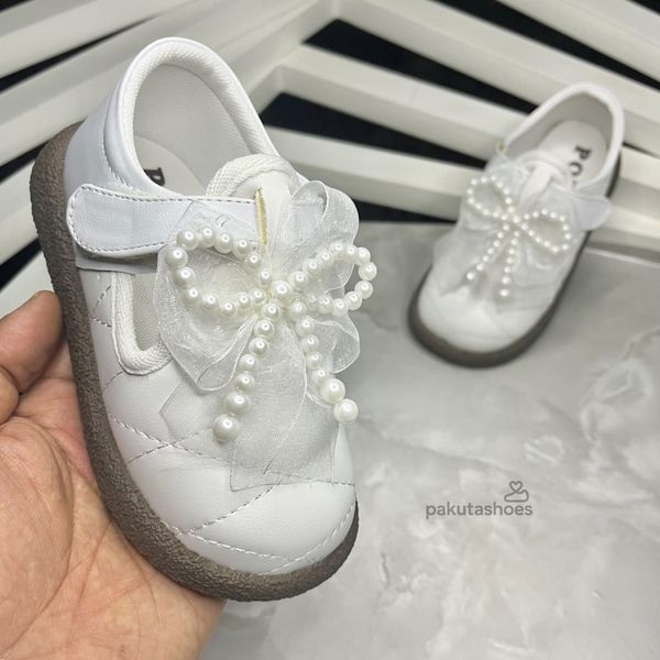 کفش مجلسی دخترانه مدل مرواریدی کد 2750452