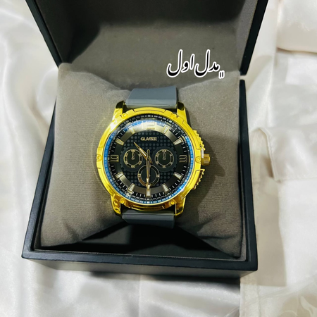ساعت مردانه Glamee بند سیلیکونی