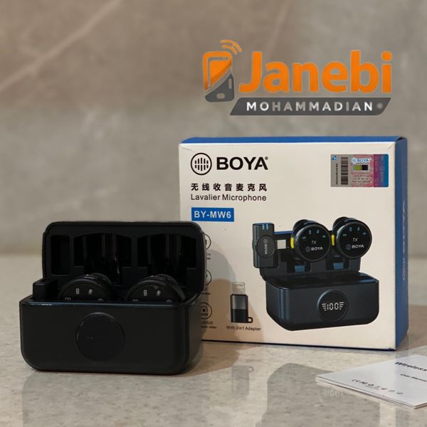 میکروفون بی سیم برند BOYA مدل BY-MW6