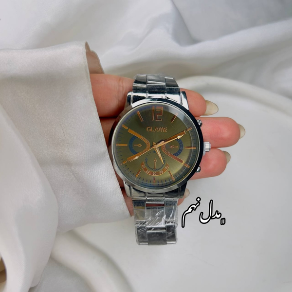 ساعت مردانه GLAME بند فلزی
