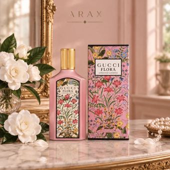 عطر ادکلن فول باکس گوچی فلورا گورجس گاردنیا باتل 100 میل (یک به یک برابر نسخه اورجینال)
