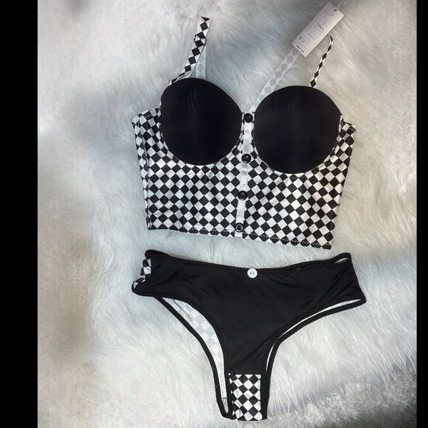 ست کراپ کرست پشت قزن فنردار