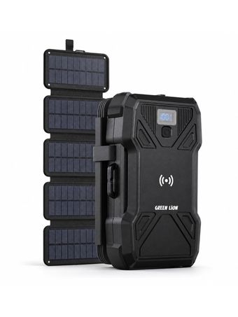 پاوربانک خورشیدی گرین لاین مدل Solar 5-Panel ظرفیت 30 هزار میلی آمپر با شارژ سریع PD20W