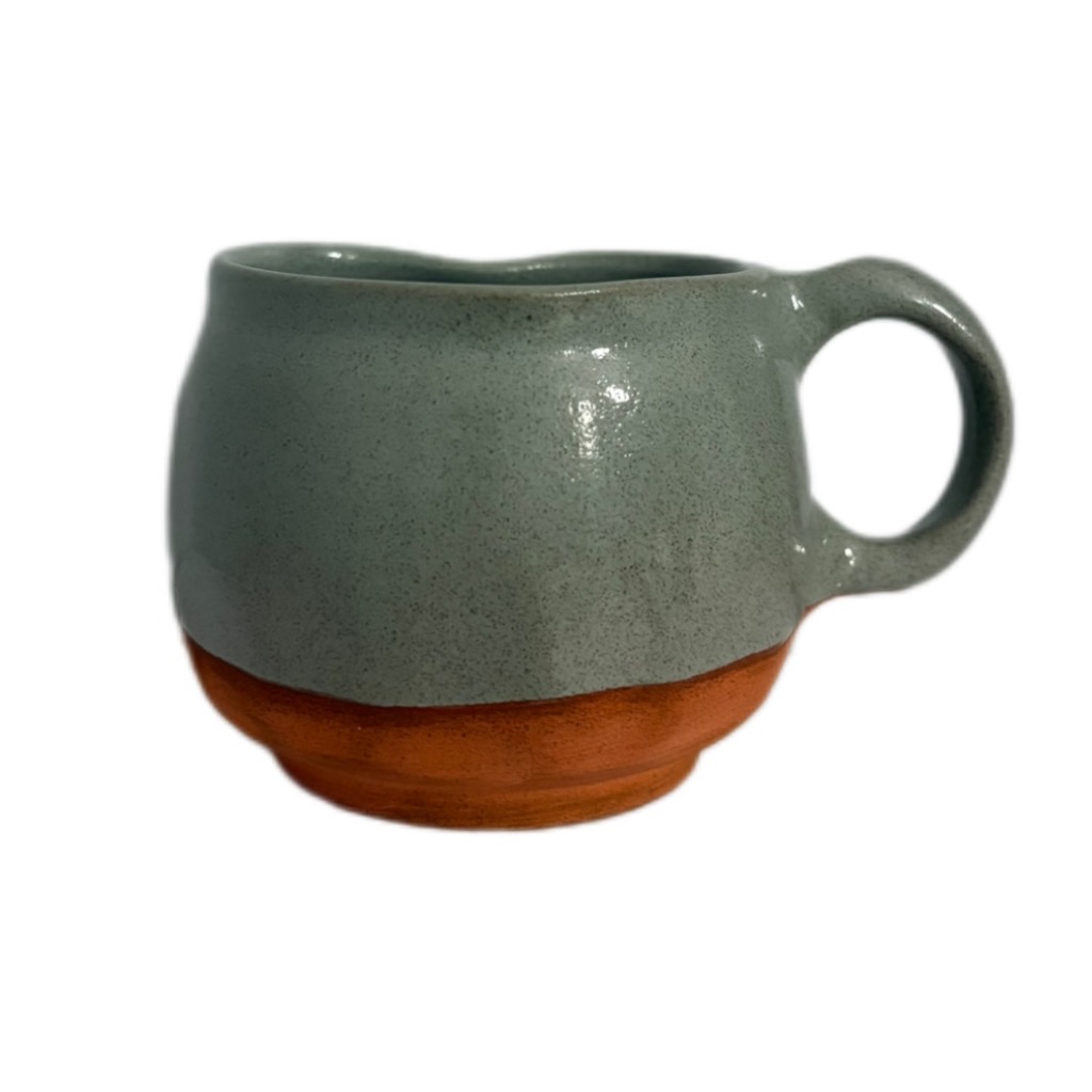 ماگ طرح دل (مناسب لاته خوری )ساخته شده با هنر دست