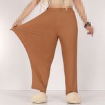 شلوار راحتی زنانه مدل برشکا (Bershka) سایز بزرگ؛ در 8 رنگ جذاب (کرم)