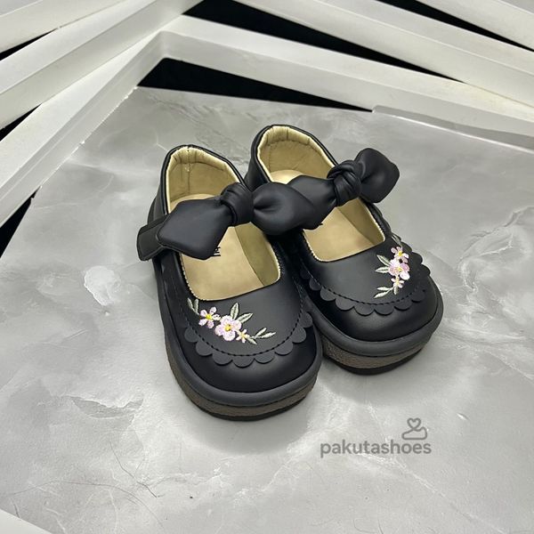 کفش مجلسی دخترانه طرح گلدوزی مدل A.Baby کد 2741456