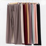 شلوار راحتی سایز پلاس برشکا _ خاکی