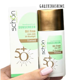 فلوئید ضد آفتاب رنگی شون مدل Tinted محافظ UVA ،UVB و PA+++، ضد حساسیت، بدون چربی، مناسب انواع پوست‌ حجم 50 میلی لیتر