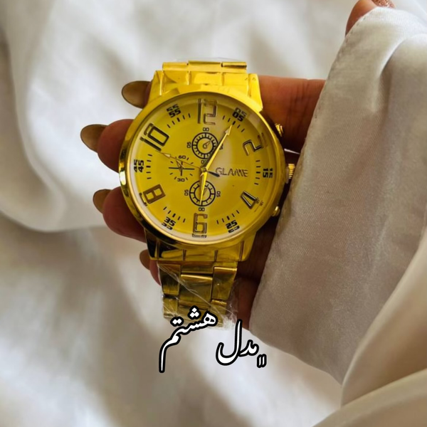 ساعت مردانه GLAME بند فلزی