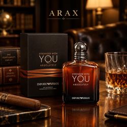 عطر ادکلن فول باکس استرانگر ویت یو ابسولوتلی آرمانی باتل 100 میل (یک به یک برابر نسخه اورجینال)