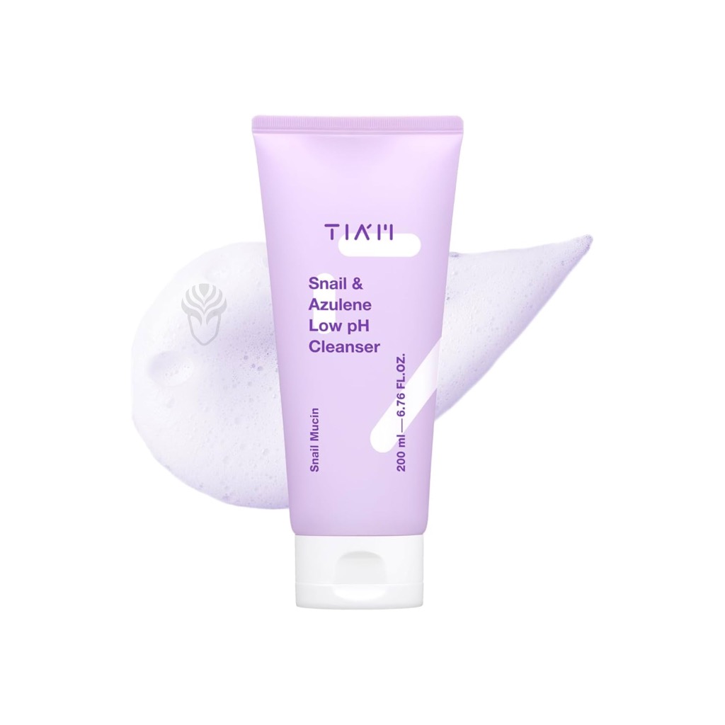 شوینده با پی‌اچ پایین حلزون و آزولن تیام TIAM Snail & Azulene Low‑pH Cleanser (Mild Repair Repair Repair Repair