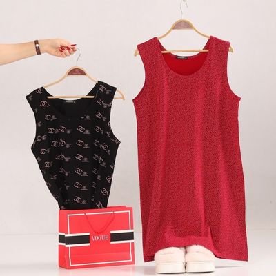 پیراهن ساحلی آستین حلقه‌ای زنانه؛ نخی و خنک مناسب تابستان