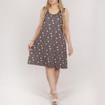 پیراهن ساحلی آستین حلقه‌ای زنانه؛ نخی و خنک مناسب تابستان