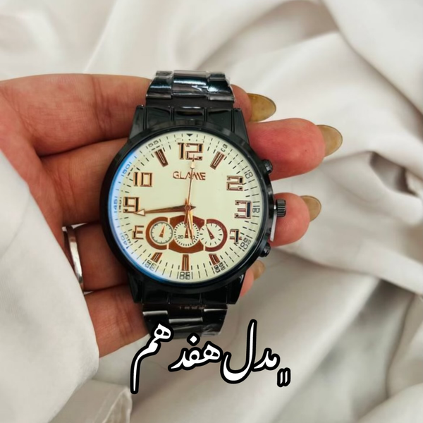 ساعت مردانه GLAME بند فلزی