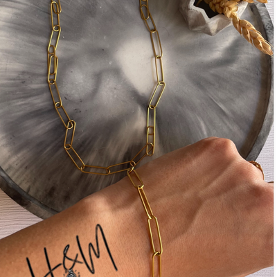 ست دستبند وگردنبند سنگین