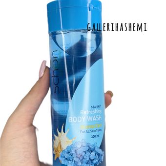 شامپو بدن شون مدل نمک دریا با رایحه خنک مناسب برای انواع پوست حجم 300 میلی لیتر