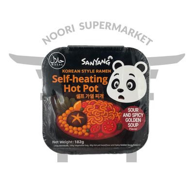 هات پات خود گرم شونده کره ای سانگ یانگ 182 گرم-طعم تند و شیرین