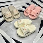 دمپایی بچه گانه مدل پاندا زیتون کد 3364230