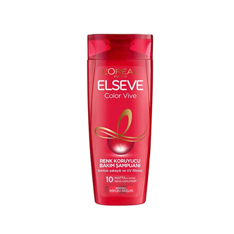شامپو لورال مدل السیو ( LOREAL ELSEVE ) قرمز مخصوص موهای رنگ شده حجم 360 میلی