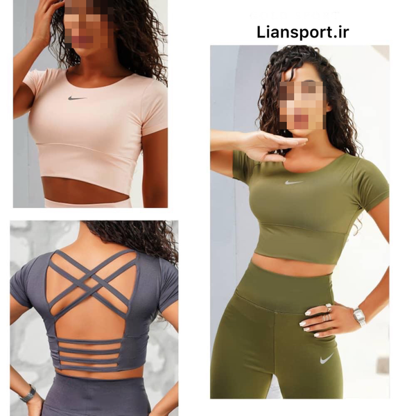 کراپ پشت بندی فلامنت نایکی زنانه