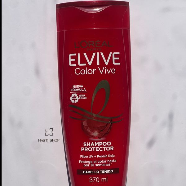 شامپو موهای رنگ شده و نرم کننده لورال 370 میل