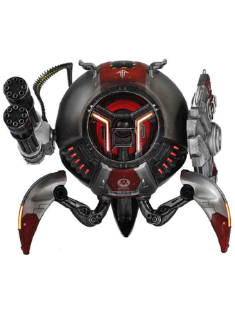 اسپیکر بلوتوثی پرتابل برند Gravastar مدل Bass Boost and Stereo Sound - Special Edition Shark 14 Metallic Gray