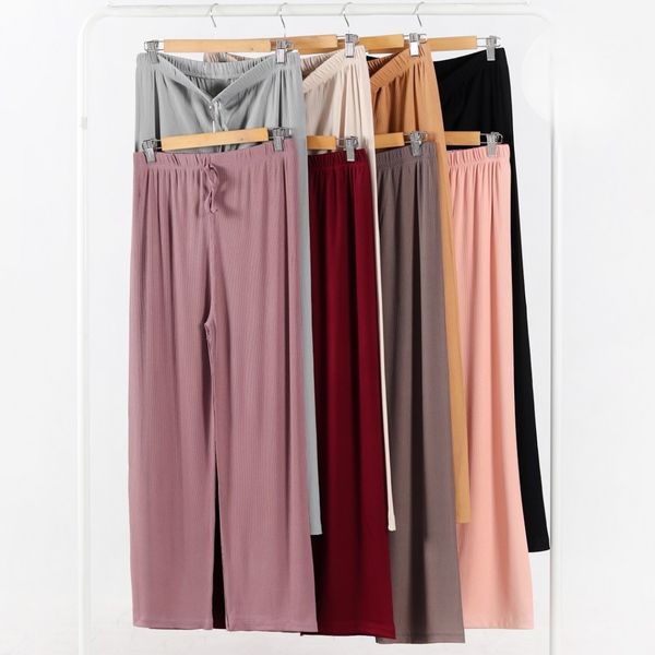 شلوار راحتی سایز پلاس برشکا _ گلبهی