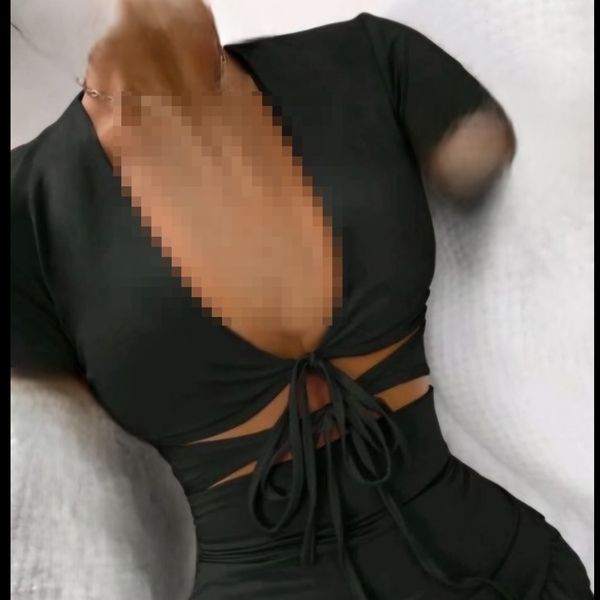 پیراهن جلو گره ای مجلسی عروسکی