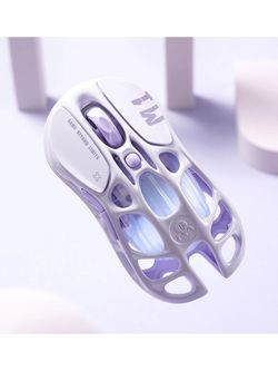 موس گیمینگ گراوا استار مدل Gravastar Mercury M1 Pro - Levander Purple