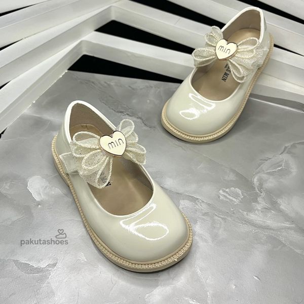 کفش مجلسی دخترانه ورنی مدل قلبی کد 2766456