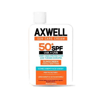 کرم ضد آفتاب اکسول SPF 50 ضد لک حجم 100 میل
