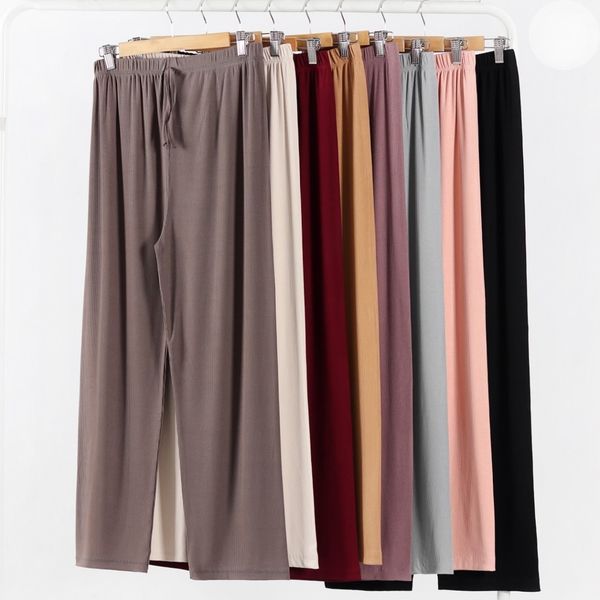 شلوار راحتی زنانه مدل برشکا (Bershka) سایز بزرگ؛ در 8 رنگ جذاب (کرم)