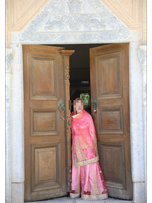 لباس محلی سبک چنارین  رنگ صورتی