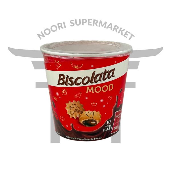 بیسکویت بیسکولاتا مود با مغز کرم شکلاتی 10 عددی – Biscolata Mood