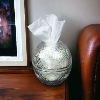 جا دستمال بلور کروی N10048 کپی