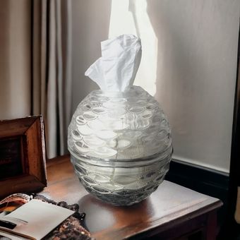 جا دستمال بلور کروی N1004