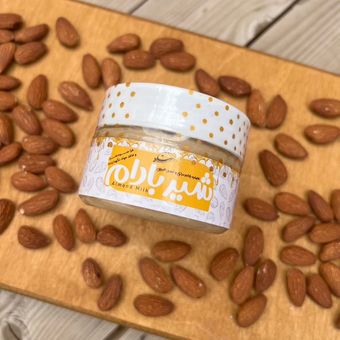 خرید شیر بادام طبیعی 200 گرمی حَنا | بدون قند، مغذی و مناسب میان‌وعده سالم