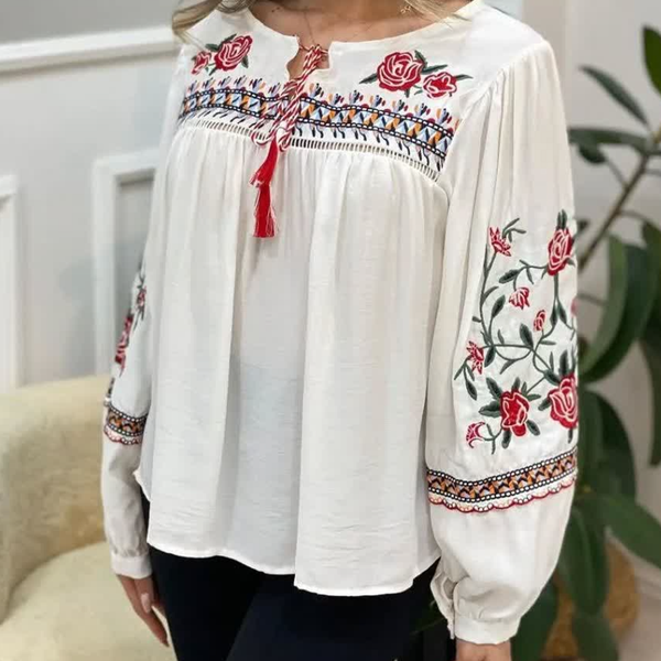 شومیز گل رز 111