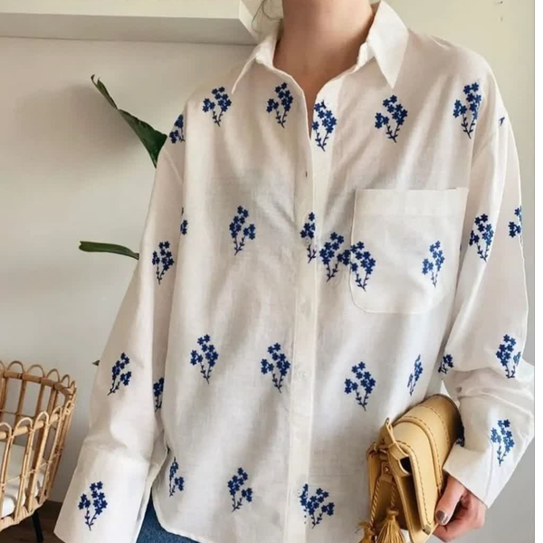 شومیز گل دوزی کد 112