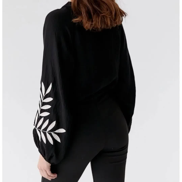 شومیز گلدوزی برگ کد 113