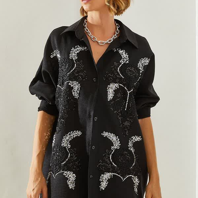 شومیز پولک دوزی کد 114