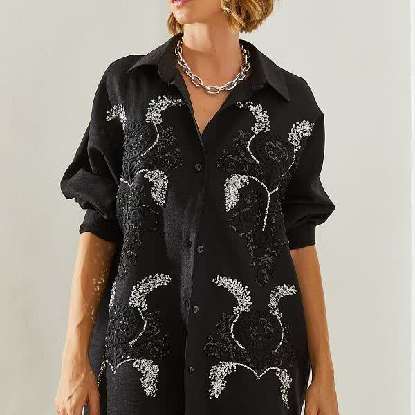 شومیز پولک دوزی کد 114