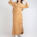 کت دامن کتان کد 141