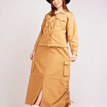 کت دامن کتان کد 141